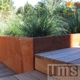 Hochbeet aus Cortenstahl